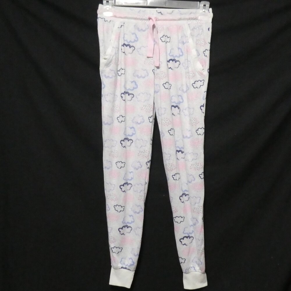 JACLYN INTIMATES | large | Cloud Print Pajama Pants | Cuffed Bottoms
